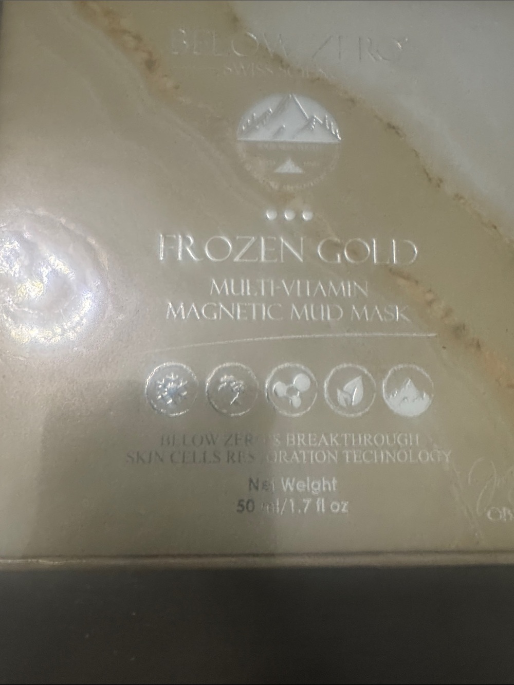 NIB SEALED. Frozen Gold Multi-Vitamin Magnetic Mud Mask - Gold. MSRP $3700
